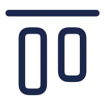 Align Top SVG Icon